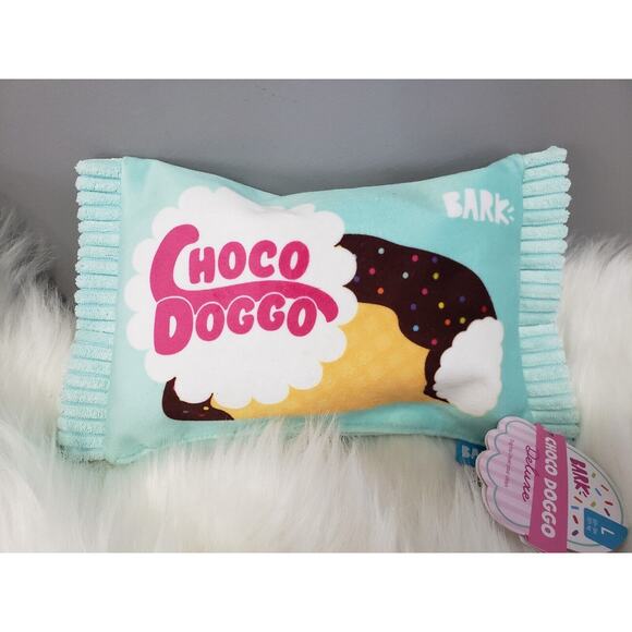 BARK BOX LOT 4 DOG TOY GIRL LARGE‎ ICE CREAM CONE UNICORN CHOCO CHOCOLICK BEACH - Picture 5 of 10